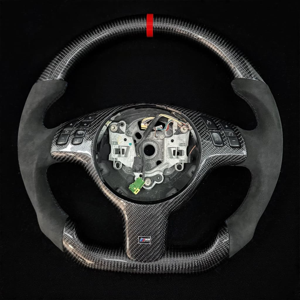 Carbon Fiber Steering Wheel Fits 1999-2005 BMW E46 3-Series