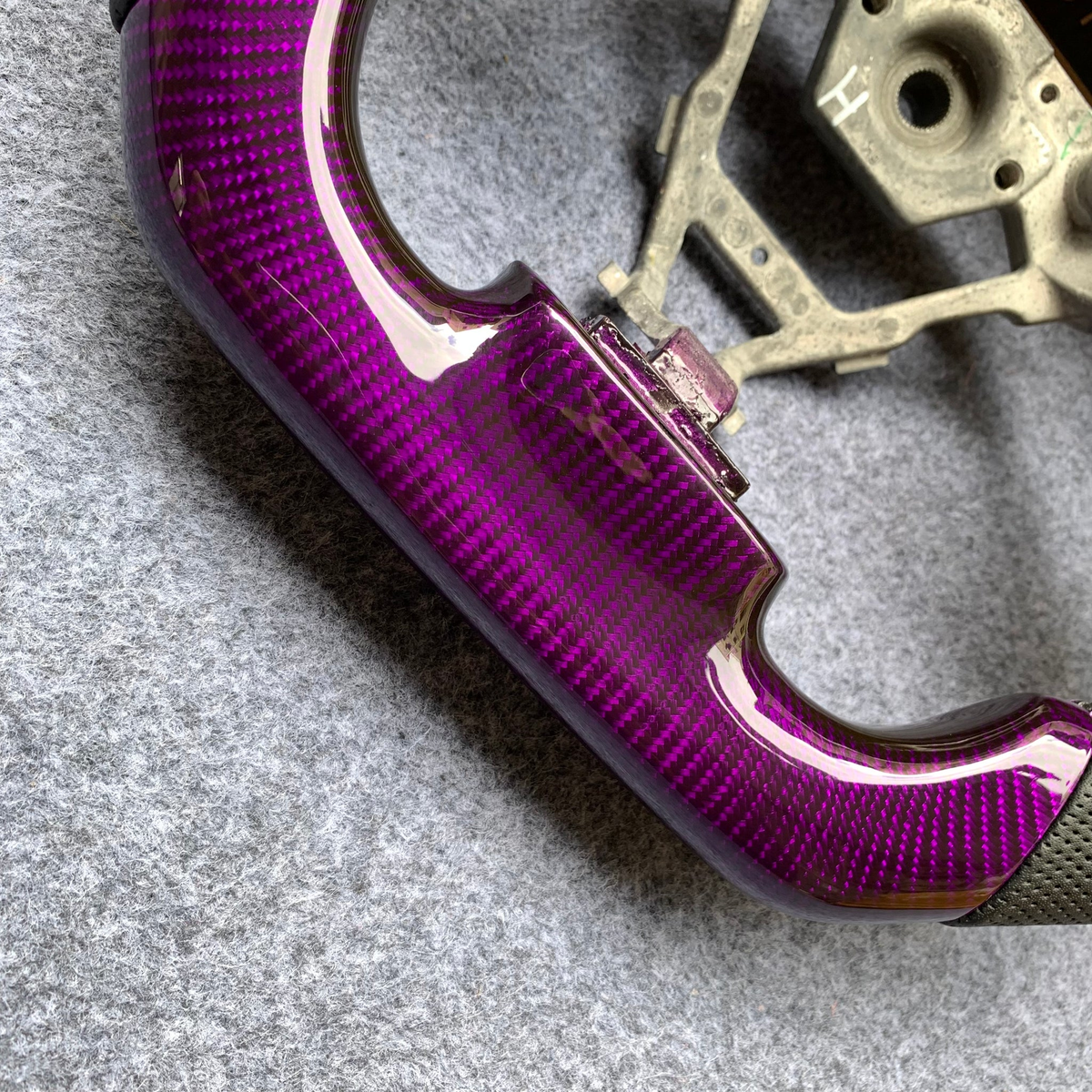 Purple Carbon Fiber Steering Wheel fits Nissan 350Z/Z33 2002-2009
