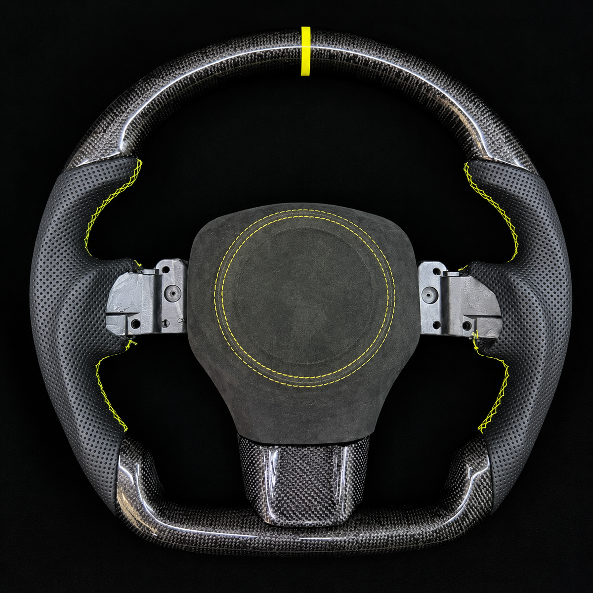 Honeycomb Carbon Fiber Steering Wheel Fits 2015-2021 Subaru WRX/STI