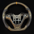 Yellow Carbon Fiber Steering Wheel Fits Hyundai 2009-2016 Genesis Coupe