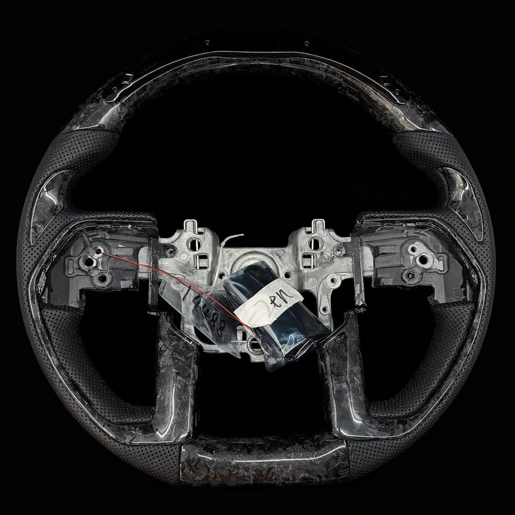 LED Forged Carbon Fiber Steering Wheel Fits 2022-2026 Tundra Tacoma Sequoia 4Runner