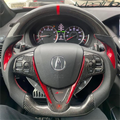Carbon Fiber Steering Wheel Fits Acura TLX 2015-2020 / MDX 2014-2020