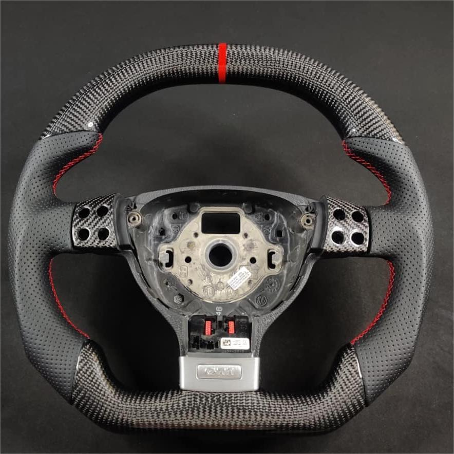 Carbon Fiber Steering Wheel fits 2004-2009 VW MK5 Golf/Jetta