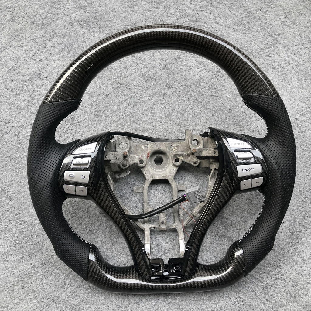 Carbon Fiber Steering Wheel Fits Nissan 2014-2018 Rogue