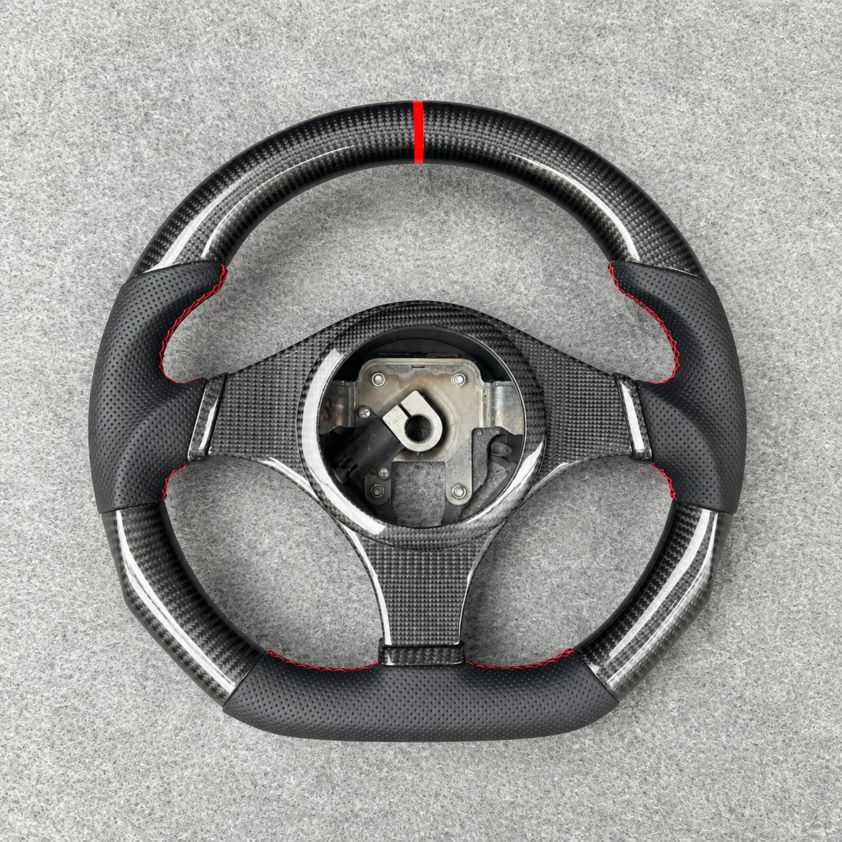 Carbon Fiber Steering Wheel Fits 2001-2007 Mitsubishi EVO 7 8 9