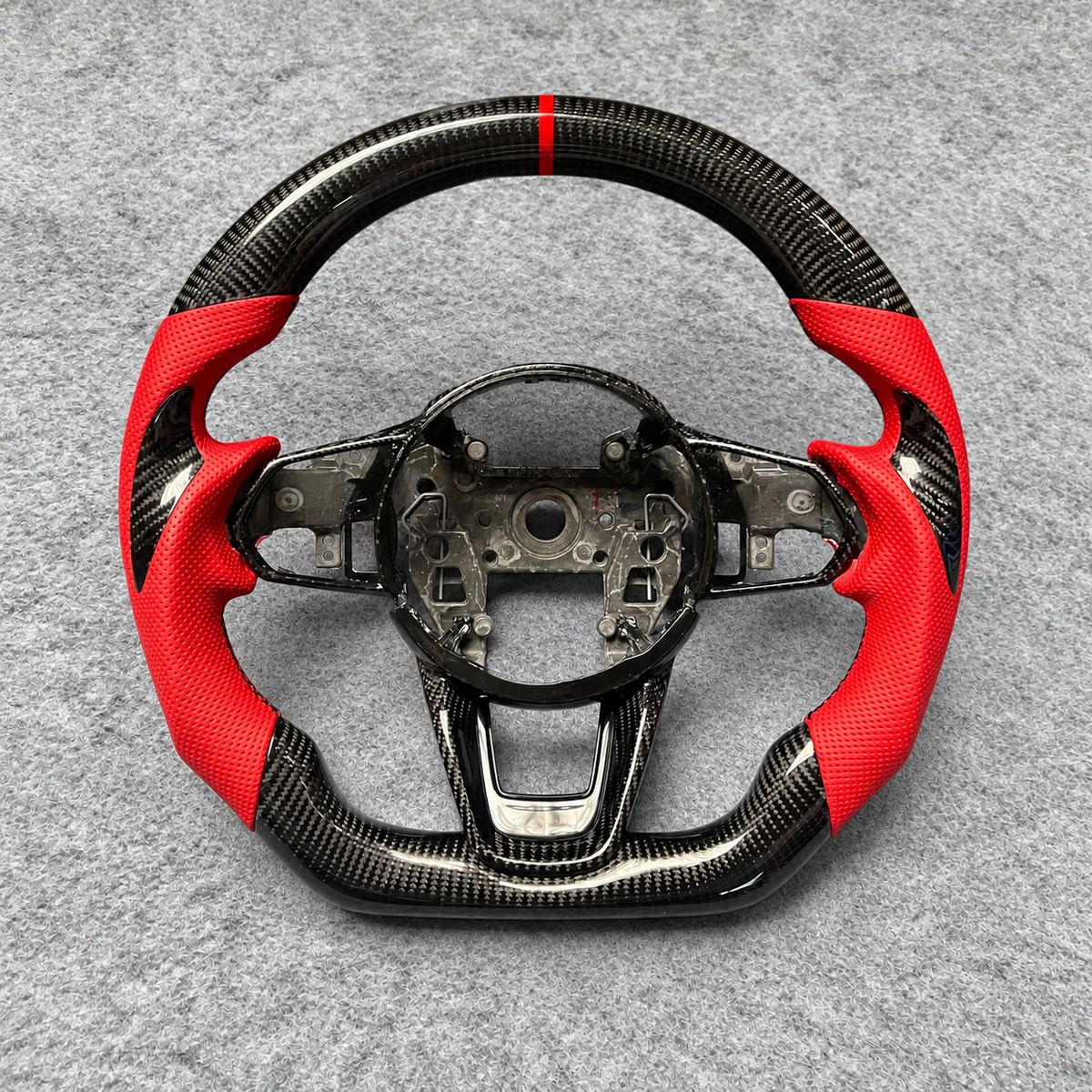 Carbon fiber steering wheel fits Acura TLX MDX 2021‑2026