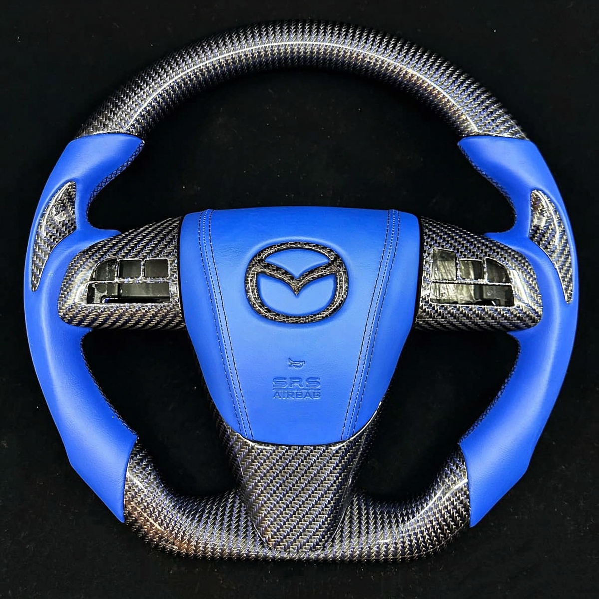 Carbon Fiber Steering Wheel fits 2010-2013 Mazdaspeed3/Mazda3 | LYC Auto Parts