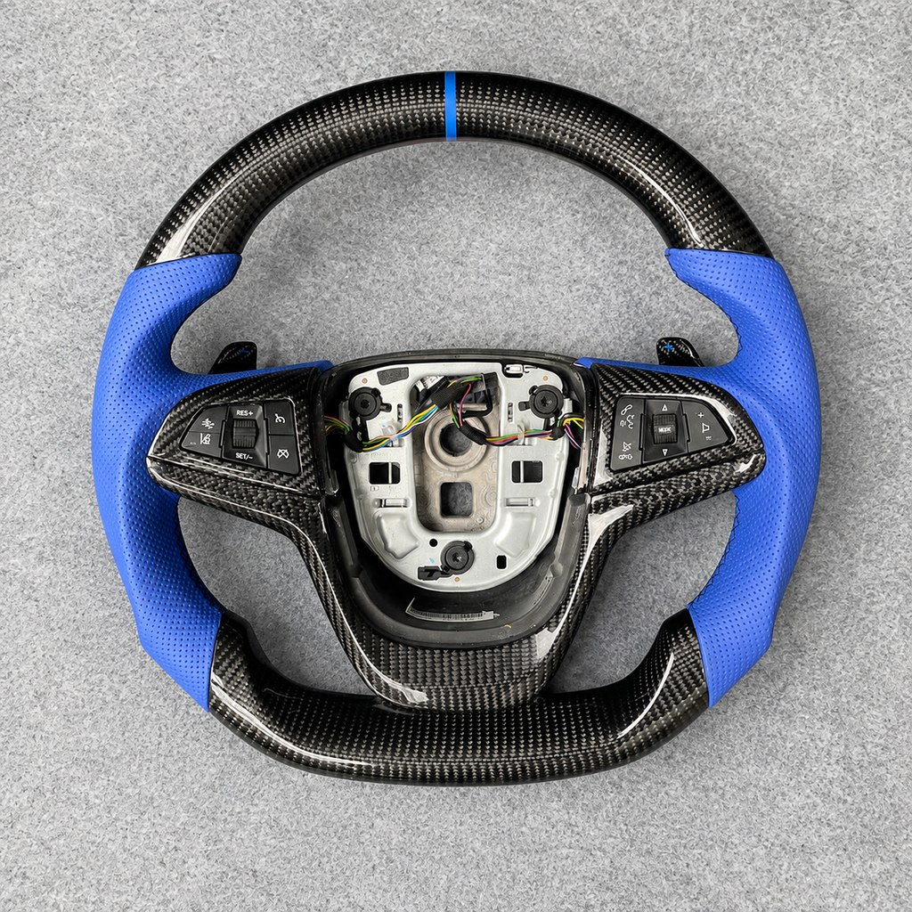 Custom Carbon Fiber Steering Wheel Fits 2014-2017 Chevy SS