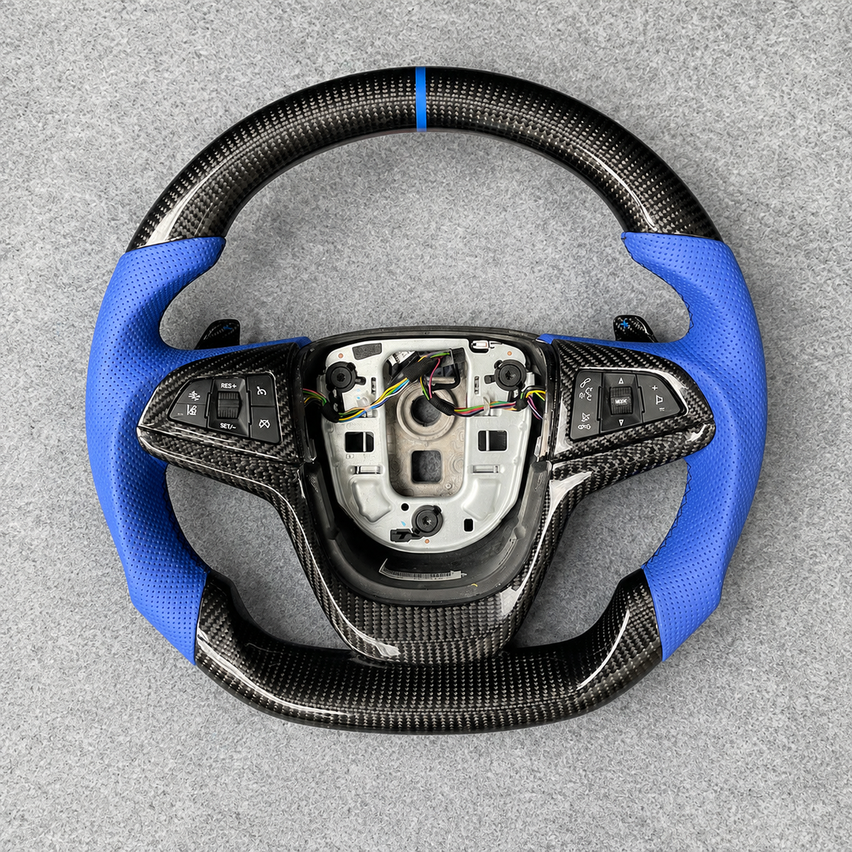 Custom Carbon Fiber Steering Wheel Fits 2014-2017 Chevy SS