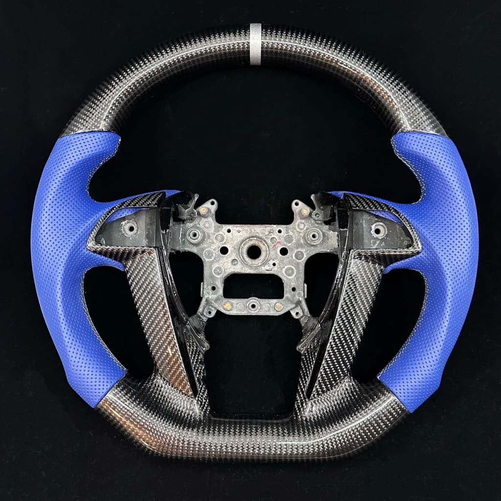 Carbon Fiber Steering Wheel Fits Honda 8th Gen Accord 2008-2012 / 2009-2015 Pilot / 2011-2017 Odyssey