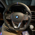 Matte Carbon Fiber Steering Wheel fits BMW X3 G01 / X4 G02 / X5 G05 / X7 G07 / 7 Series G11 G12 / 3 Series G20 G21 / 5 Series G30 G31 /i4