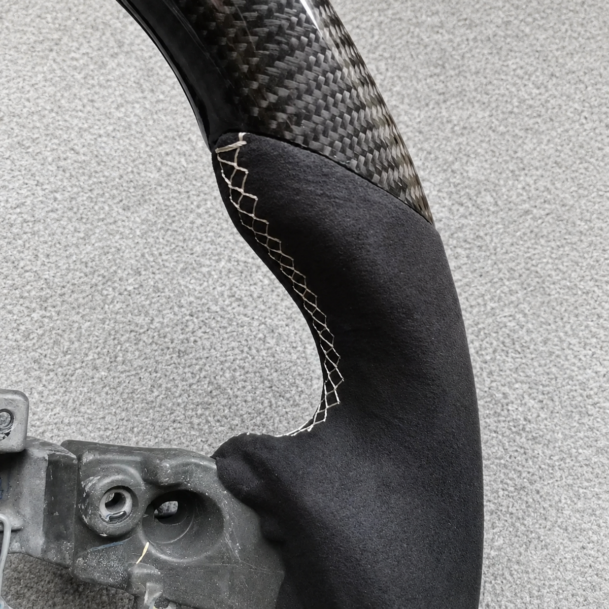Alcantara Carbon Fiber Steering Wheel Fits 2011‑2015 Scion iQ