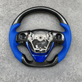 Custom Carbon Fiber Steering Wheel Fits 2013‑2018 Toyota RAV4 / Corolla / Vios / Scion iM