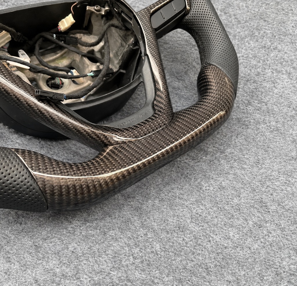 Custom Carbon Fiber Steering Wheel Fits Jeep WK2 Grand Cherokee 2014-2022