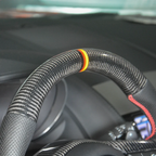Carbon Fiber Steering Wheel fits Jaguar F-TYPE 2013-2023 / XE 2015-2019 / XF F-PACE 2016-2020 / XFL 2017-2020 / XEL E-PACE 2018-2020