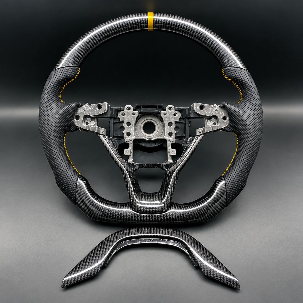 Carbon Fiber Steering Wheel Fits Honda 2018-2022 Accord / 2018-2022 Insight