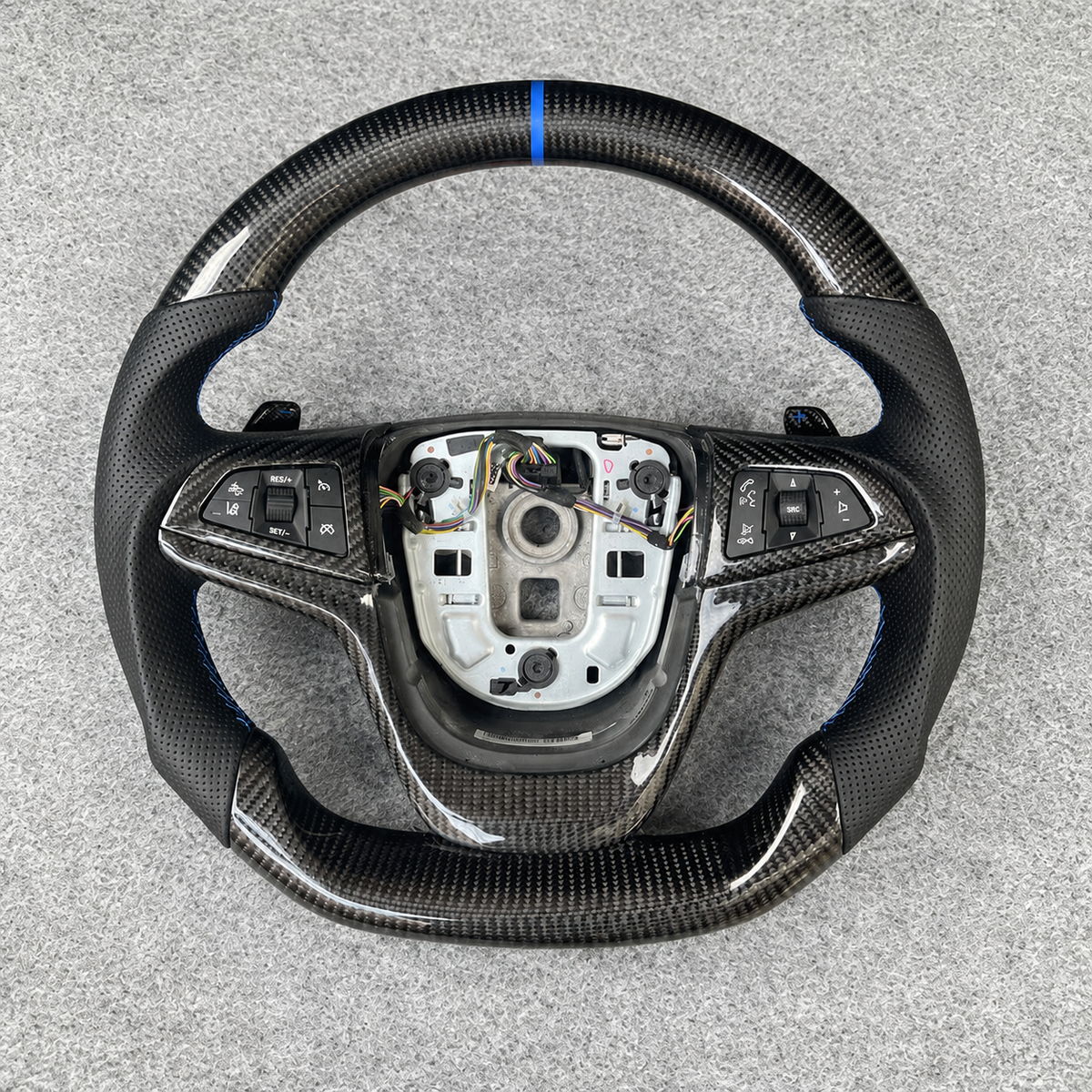 Carbon Fiber Steering Wheel Fits 2014-2017 Chevy SS