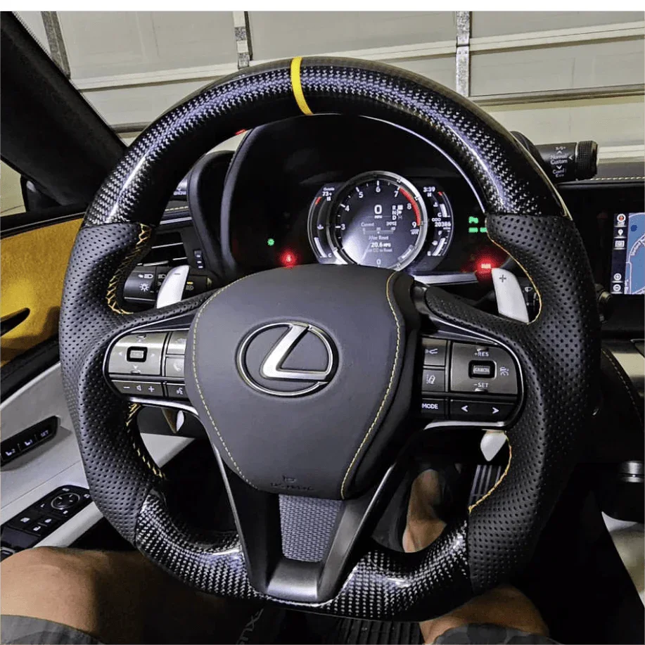 Carbon Fiber Steering Wheel Fits Lexus LC500 2017-2026