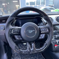 Forged Carbon Fiber Steering Wheel Fits 2015-2017 Ford Mustang