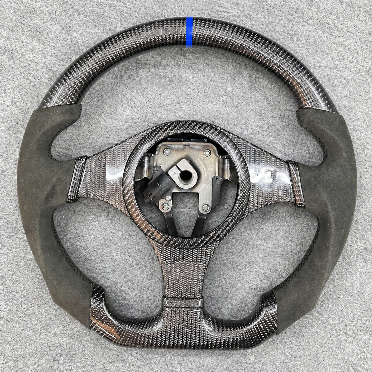 Custom Carbon Fiber Steering Wheel Fits 2001-2007 Mitsubishi EVO 7 8 9