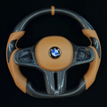 Carbon Fiber Steering Wheel fits BMW 5 series G30 G31 G38 / 6 series G32 / 7 series G11 G12 / 8 series G14 G15 G16 / X3 G01 / X4 G02 / X5 G05 / X6 G06 / X7 G07 / X3M X5M / M5 F90 / M8 F91 F92 F93 / Z4 G29
