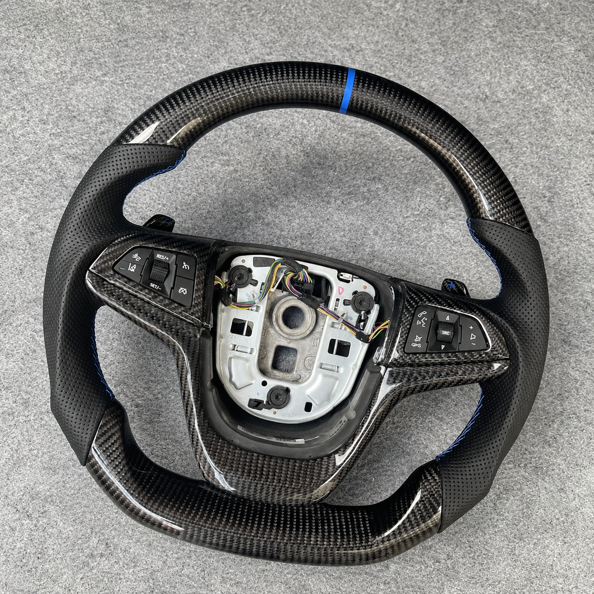Carbon Fiber Steering Wheel Fits 2014-2017 Chevy SS