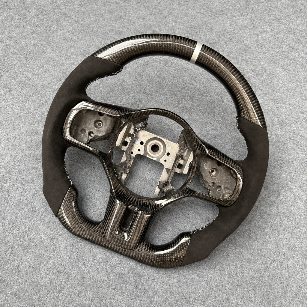 Custom Carbon Fiber Steering Wheel For Mitsubishi Evolution EVO X / Lancer