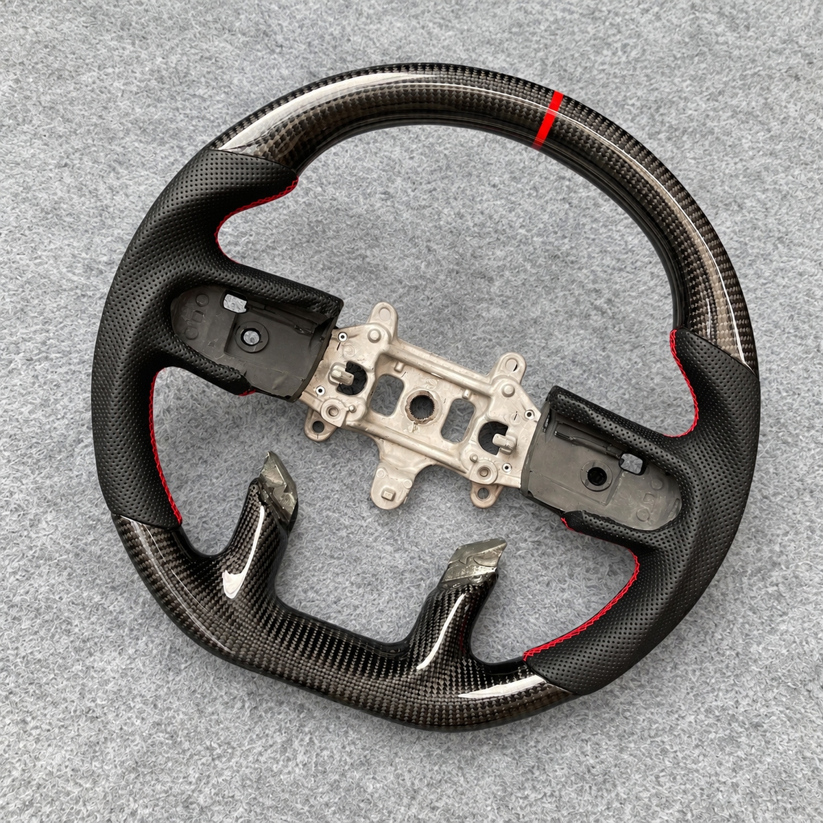 Carbon Fiber Steering Wheel fits 2019-2025 Dodge Ram 1500 2500 3500