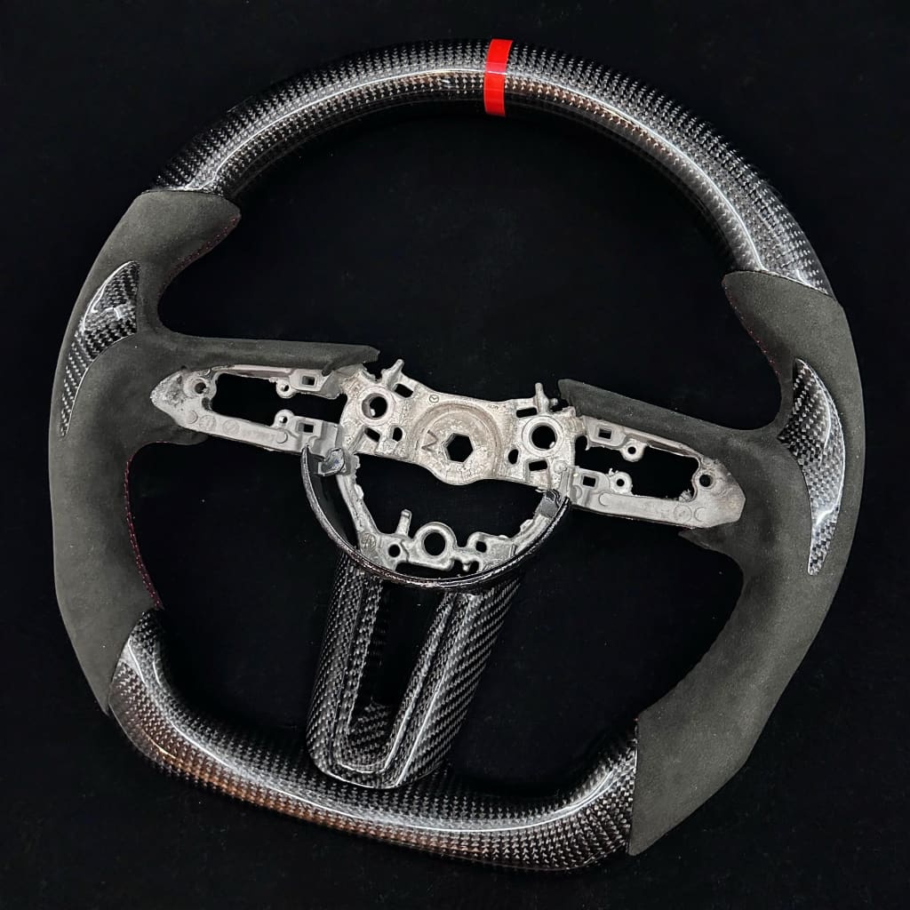 Custom Carbon Fiber Steering Wheel fits Mazda CX-30 / Mazda 3 2019-2025 / 2020-2025 CX-50 | LYC Auto Parts