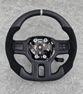 Matte Carbon Fiber Steering Wheel fits 2009-2012 Ram 1500/2500