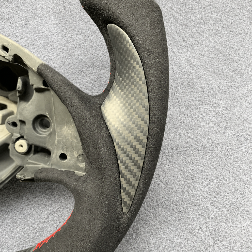 Matte Carbon Fiber Steering Wheel Fits Corvette C7 2014-2019
