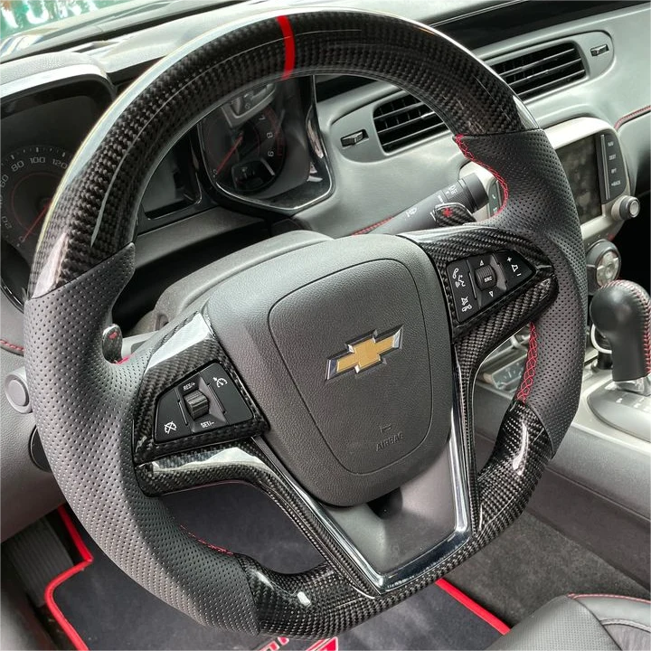 Carbon Fiber Steering Wheel Fits Chevrolet 2011-2015 Cruze / Volt