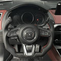 F1 Style Carbon Fiber Steering Wheel fits Mazda 2 2017-2025 / 2017-2018 Mazda 3 / Mazda 6 2017-2025 / CX-3 2018-2021 / CX-5 2017-2025 / CX-9 2016-2023 | LYC Auto Parts