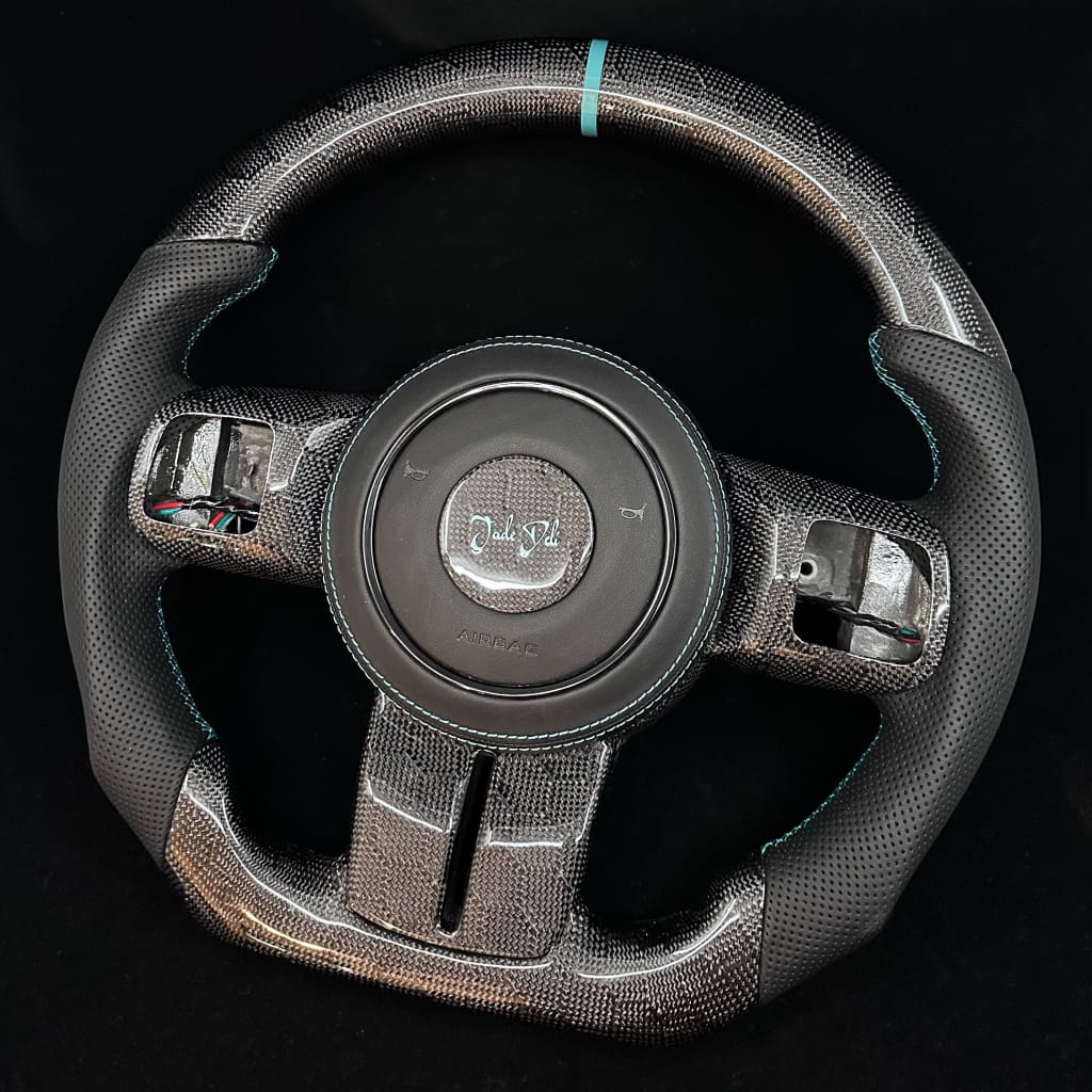 Honeycomb carbon fiber steering wheel fits Jeep Wrangler 2011-2017