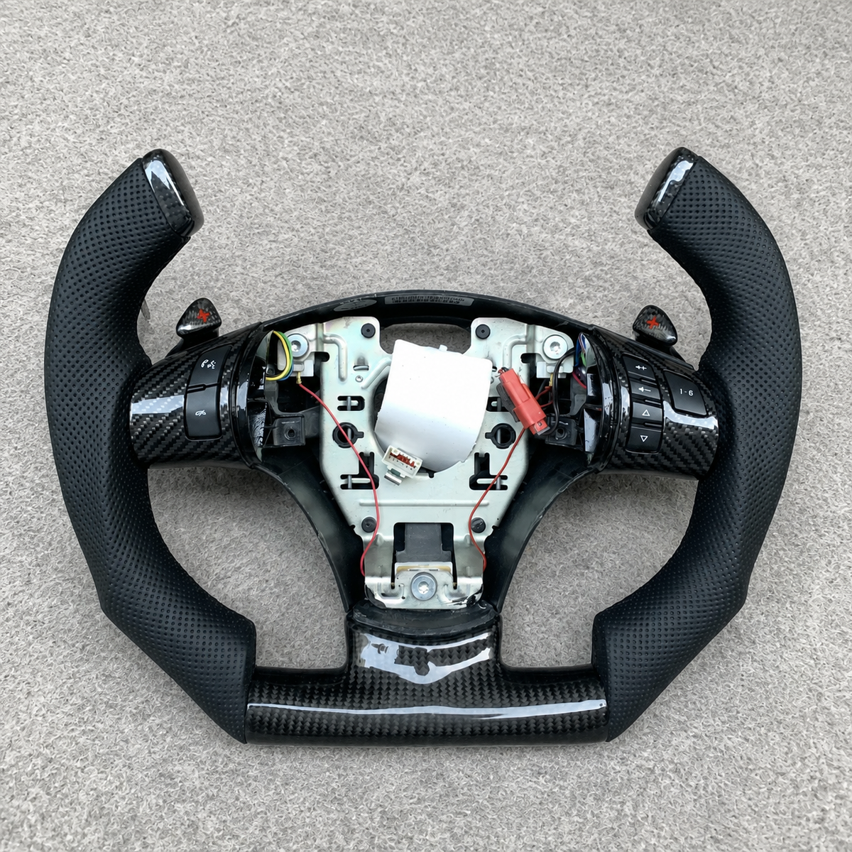 F1 Style Carbon Fiber Steering Wheel fits Corvette C6 Z06 2006-2013