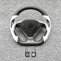 Matte carbon fiber steering wheel fits Acura ILX RDX 2013‑2020