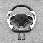 Matte carbon fiber steering wheel fits Acura ILX RDX 2013‑2020