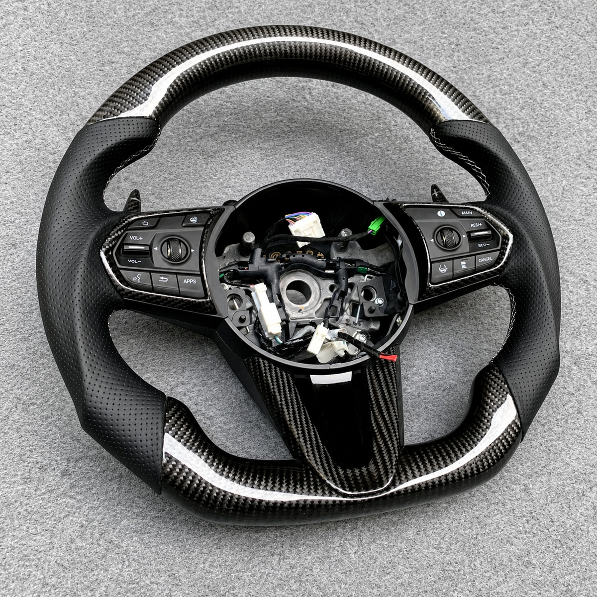 Carbon fiber steering wheel fits Acura RDX 2019+