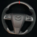 Premium Carbon Fiber Steering Wheel fits 2010-2013 Mazdaspeed3/Mazda3 | LYC Auto Parts