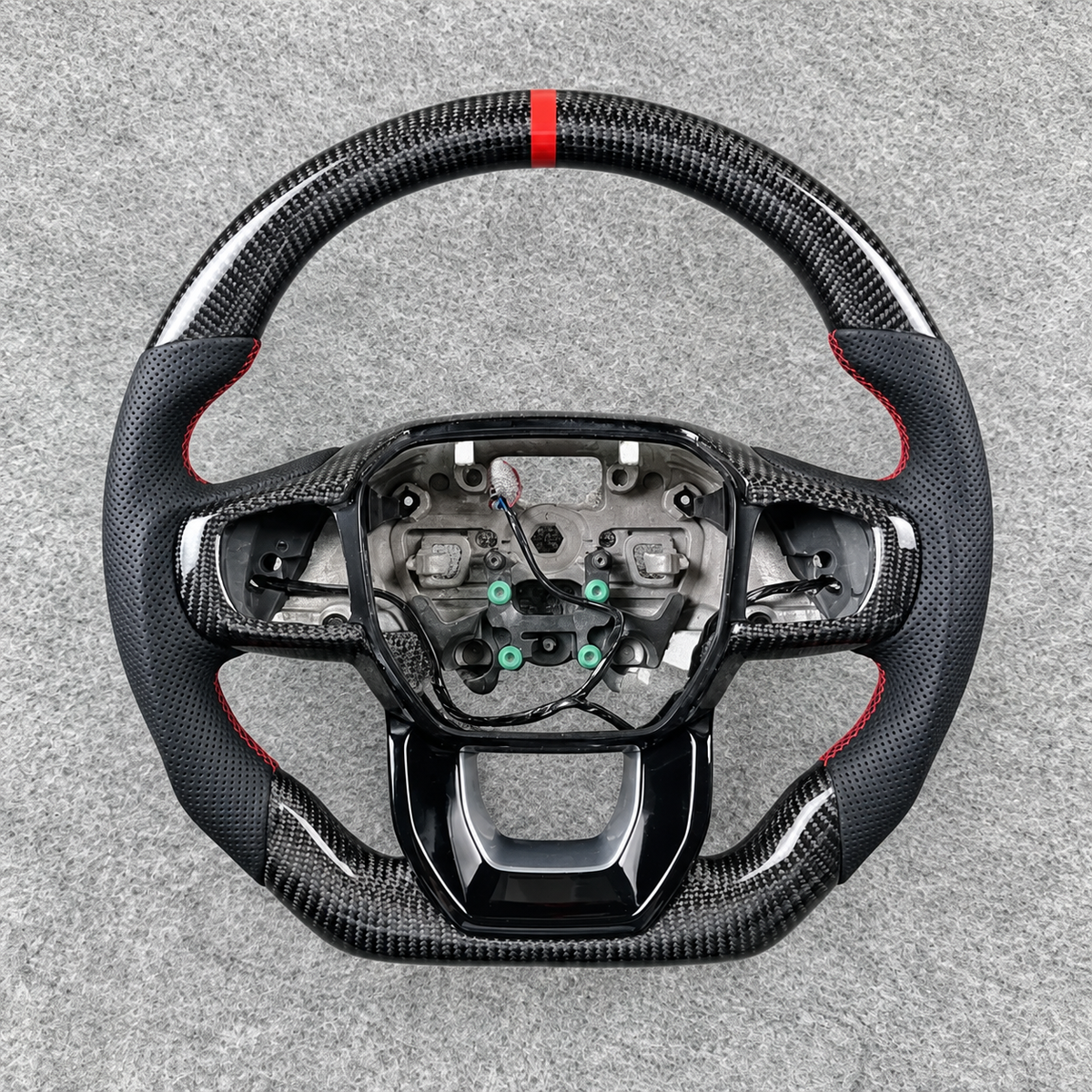 Carbon Fiber Steering Wheel Fits 2023-2026 Ford Ranger