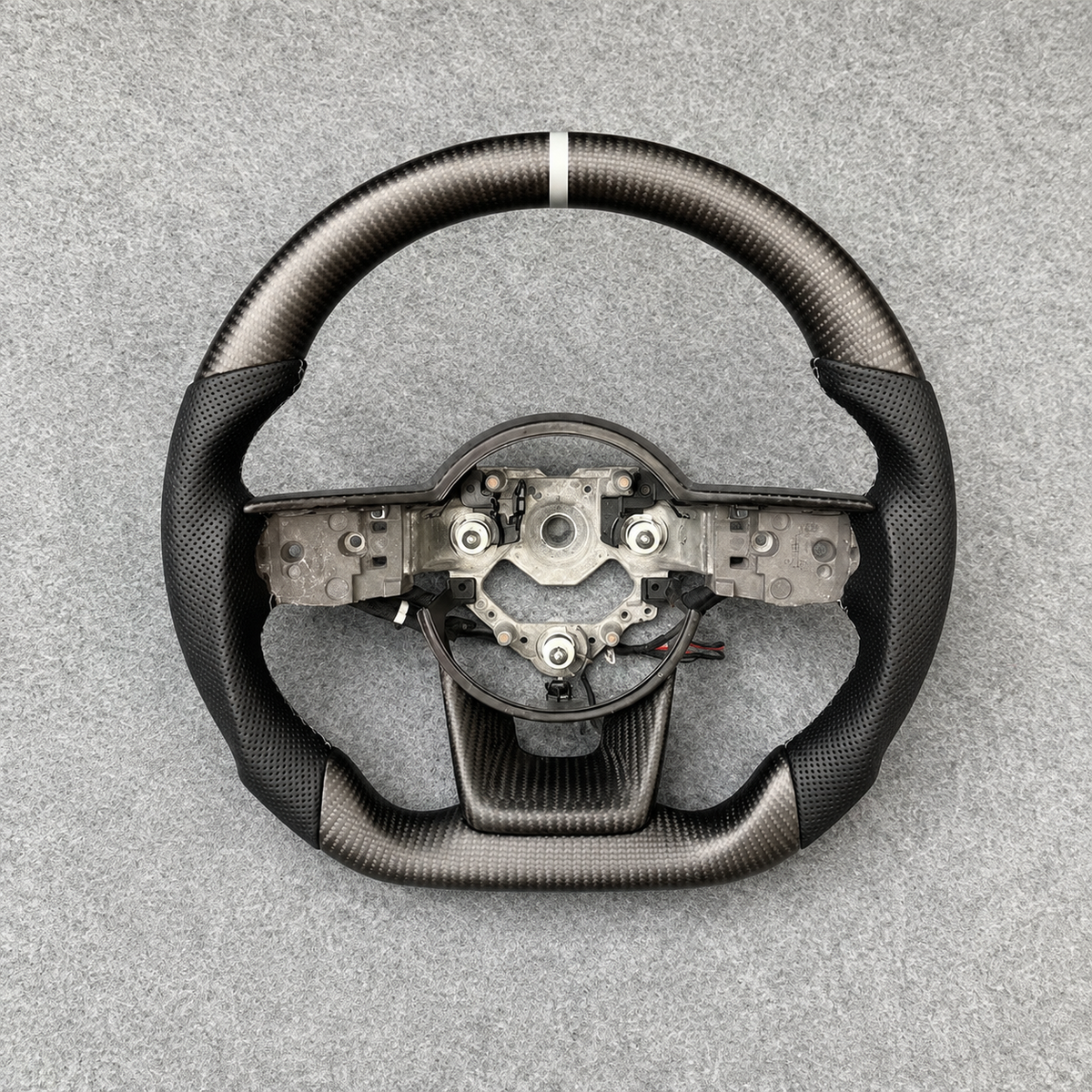 Matte Carbon Fiber Steering Wheel fits Nissan 2021-2025 Rogue