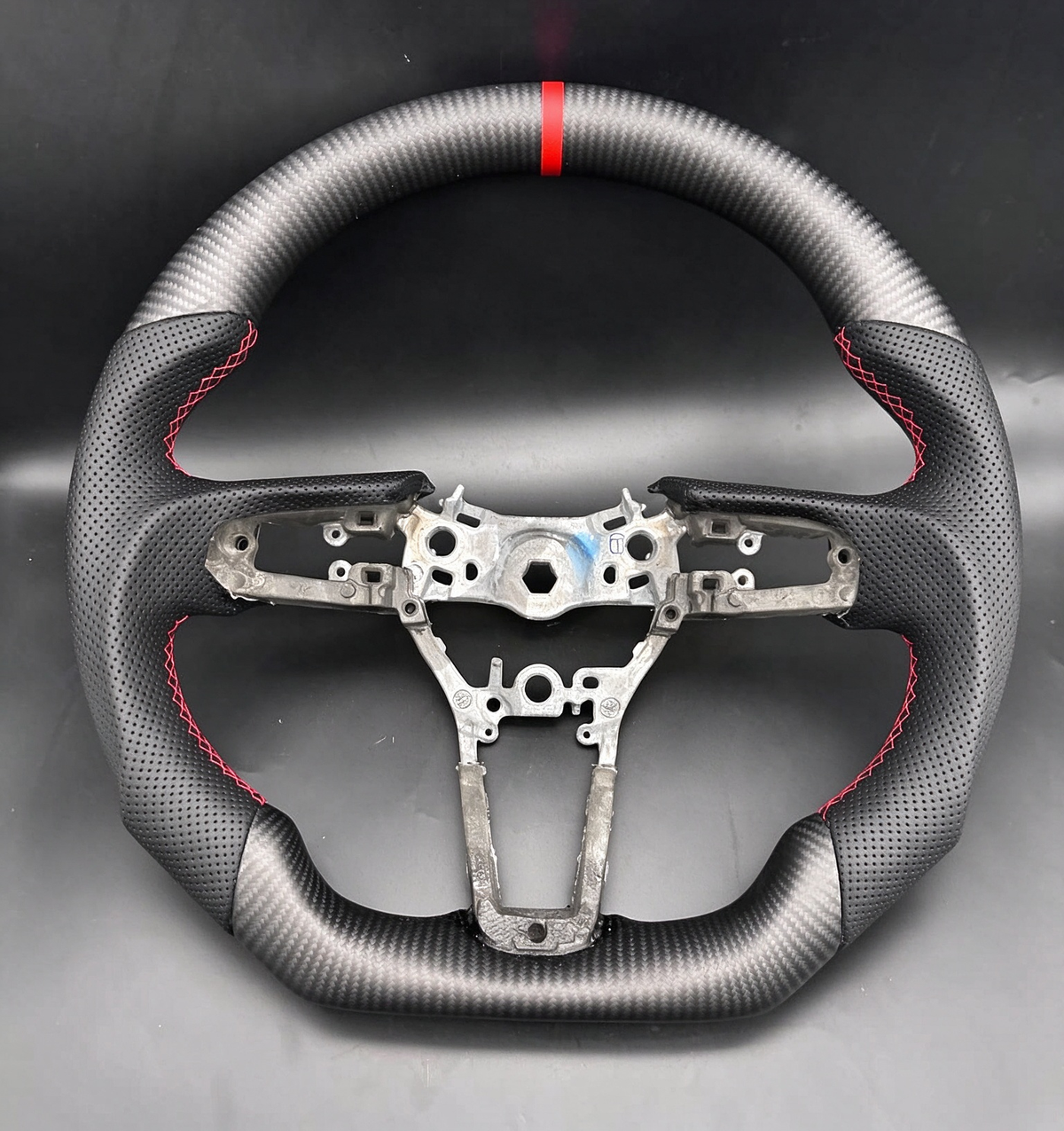 Matte Carbon Fiber Steering Wheel fits Mazda CX-30 / Mazda 3 2019-2025 / 2020-2025 CX-50 | LYC Auto Parts
