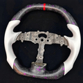 Purple Flakes Forged Carbon Fiber Steering Wheel fits 2003-2009 Mazdaspeed3 / Mazda3 | LYC Auto Parts