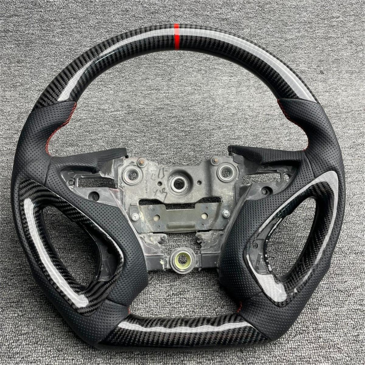 Custom Carbon Fiber Steering Wheel Fits Hyundai 2010–2014 Sonata