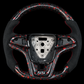 Red Flakes Forged Carbon Fiber Steering Wheel Fits Chevrolet 2011-2015 Cruze / Volt