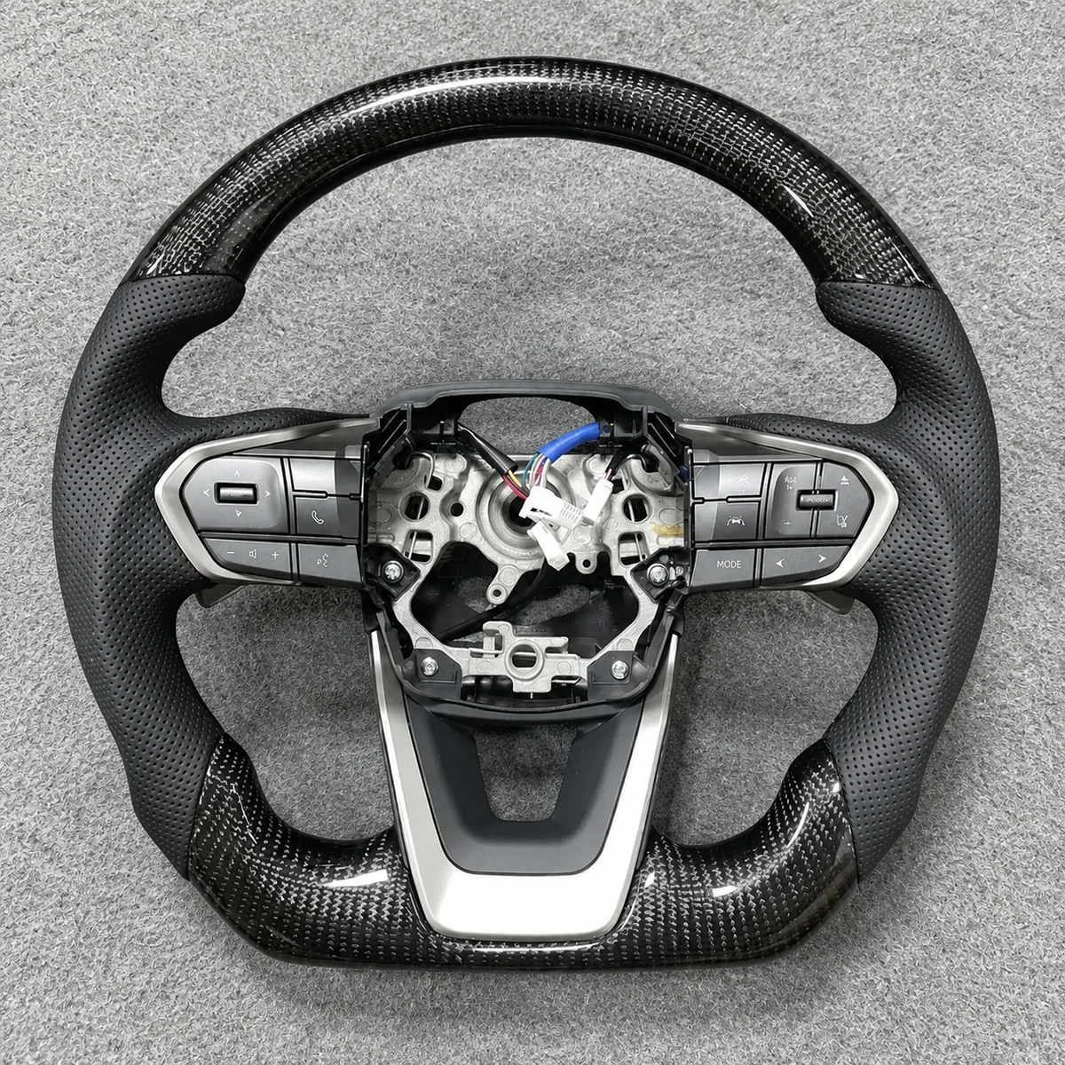 Carbon Fiber Steering Wheel Fits Lexus 2022-2025 NX250 350 / 2023-2025 RX350 GX550 / 2021-2025 LX600