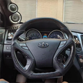 Carbon Fiber Steering Wheel Fits Hyundai 2010–2014 Sonata