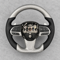 Silver Weave Carbon Fiber Steering Wheel fits 2015+ Chrysler 300C