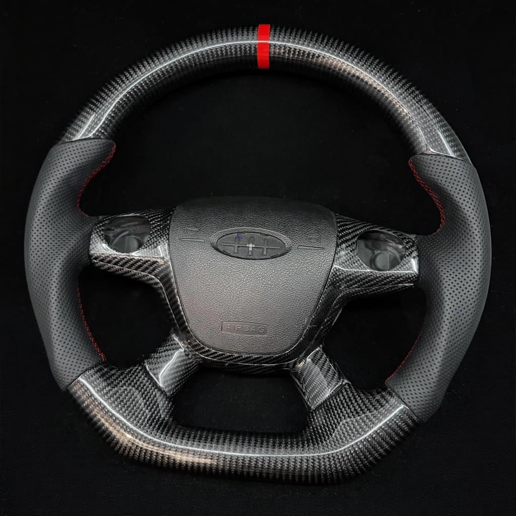 Carbon Fiber Steering Wheel Fits Ford Focus C-MAX 2012-2014