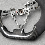 Alcantara Carbon Fiber Steering Wheel Fits 2011‑2015 Scion iQ